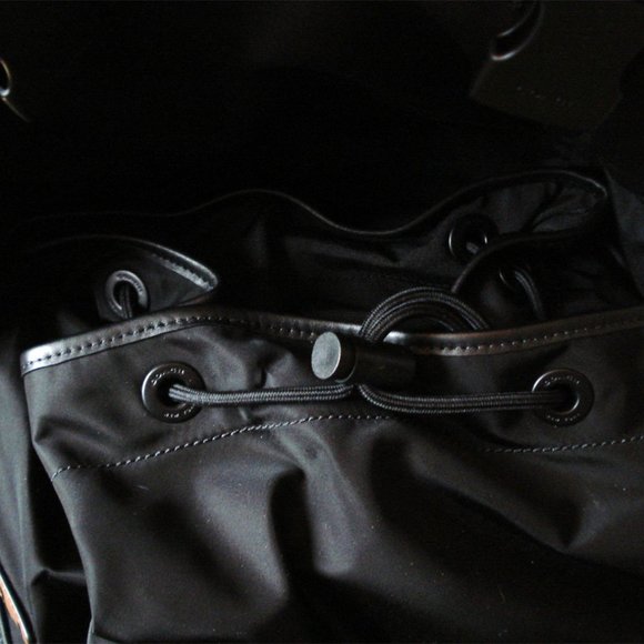 NEW COACH F56543 GUNMETAL BLACK LEATHER TREK BACKPACK + BONUS PENS-$600+VALUE! - Picture 8 of 13